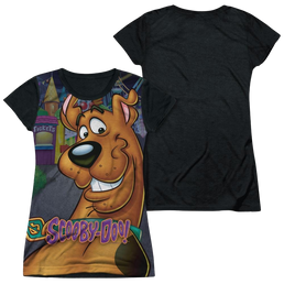 Scooby Doo Big Dog Juniors Black Back T-Shirt Juniors Black Back T-Shirt Scooby Doo   