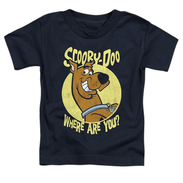 Navy toddler t-shirt with Scooby Doo Where Are You graphic