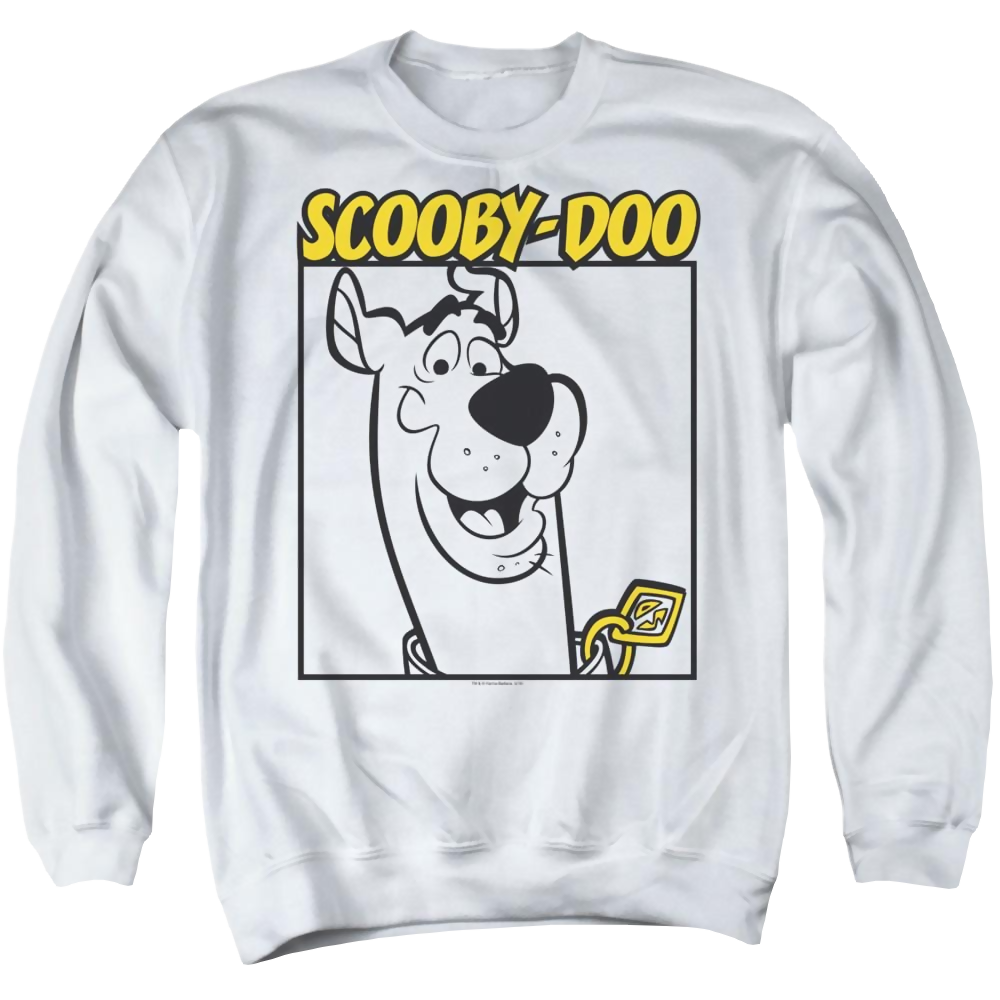 Scooby Doo Scooby Square - Men's Crewneck Sweatshirt Men's Crewneck Sweatshirt Scooby Doo   