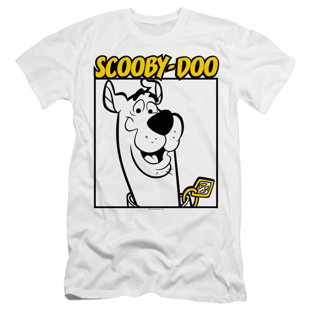Scooby Doo Scooby Square - Men's Premium Slim Fit T-Shirt Men's Premium Slim Fit T-Shirt Scooby Doo   