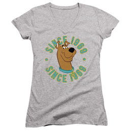 Scooby Doo Scooby 1969 - Juniors V-Neck T-Shirt Juniors V-Neck T-Shirt Scooby Doo   