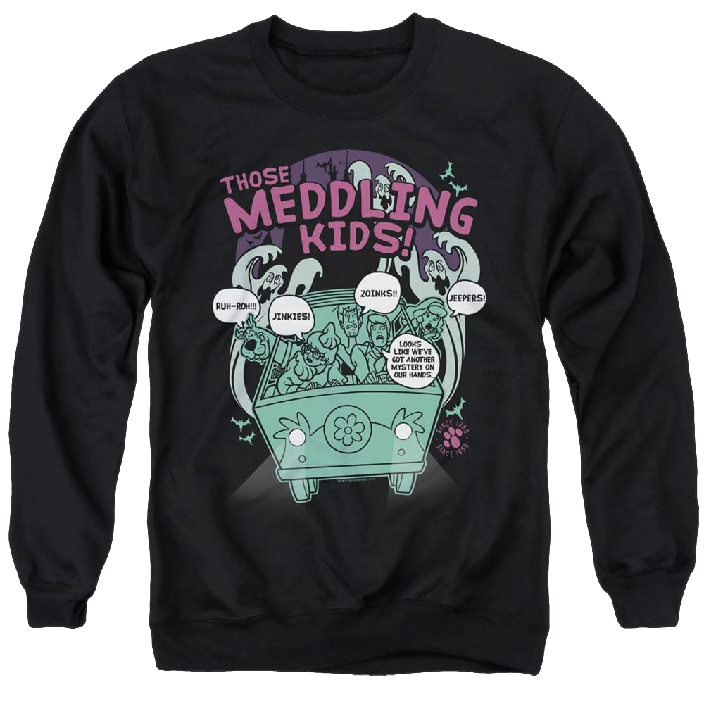 Scooby Doo Meddling Since 1969 - Men's Crewneck Sweatshirt Men's Crewneck Sweatshirt Scooby Doo   