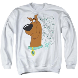 Scooby Doo Evolution Of Scooby Doo - Men's Crewneck Sweatshirt Men's Crewneck Sweatshirt Scooby Doo   