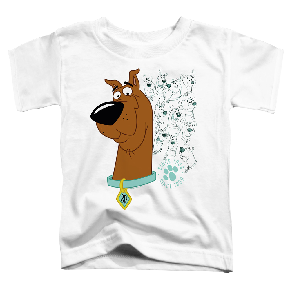 Scooby Doo Evolution Of Scooby Doo - Toddler T-Shirt Toddler T-Shirt Scooby Doo   