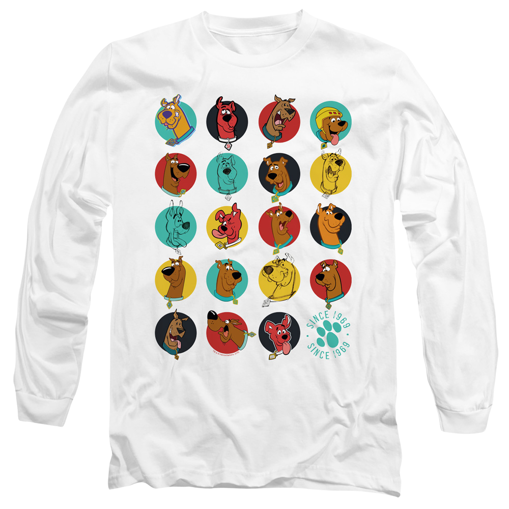 Scooby Doo Heads Up - Men's Long Sleeve T-Shirt Men's Long Sleeve T-Shirt Scooby Doo   