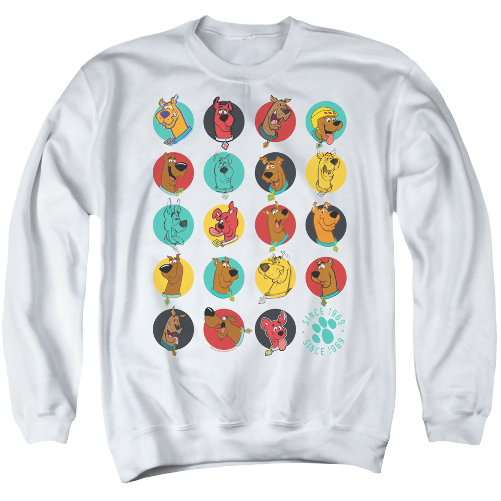 Scooby Doo Heads Up - Men's Crewneck Sweatshirt Men's Crewneck Sweatshirt Scooby Doo   