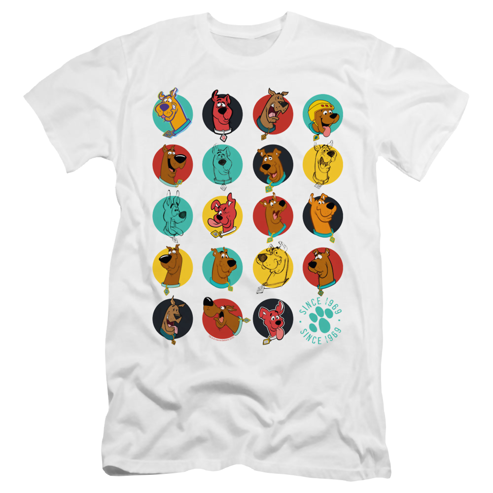 Scooby Doo Heads Up - Men's Premium Slim Fit T-Shirt Men's Premium Slim Fit T-Shirt Scooby Doo   