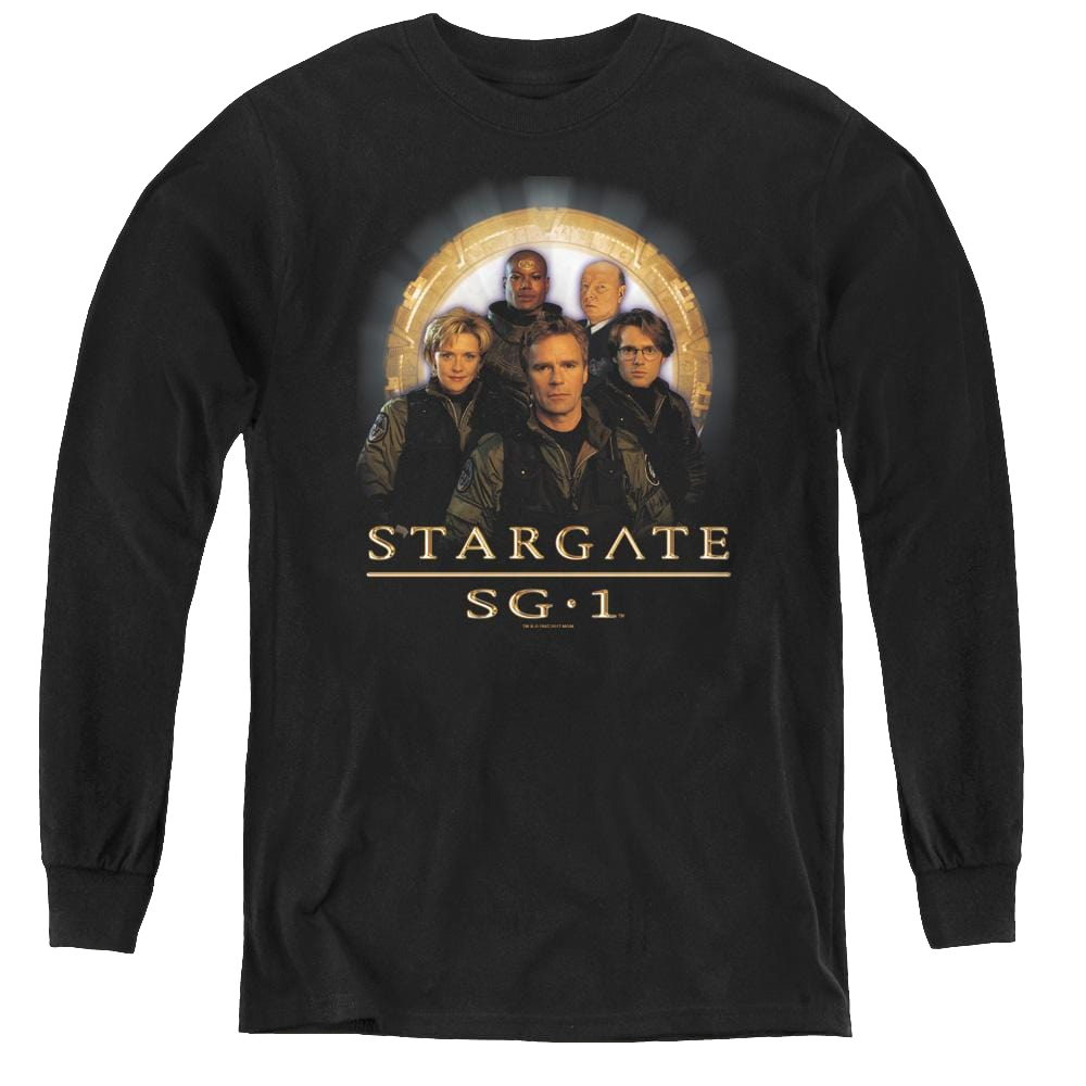 Stargate Sg-1 Sg1 Team - Youth Long Sleeve T-Shirt Youth Long Sleeve T-Shirt Stargate   
