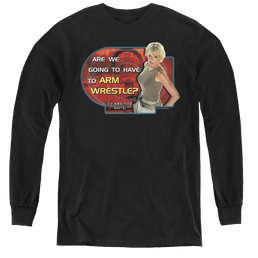 Stargate Sg-1 Arm Wrestle - Youth Long Sleeve T-Shirt Youth Long Sleeve T-Shirt Stargate   