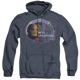 Stargate Sg-1 Not Laughing - Heather Pullover Hoodie Heather Pullover Hoodie Stargate   