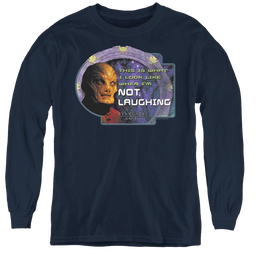 Stargate Sg-1 Not Laughing - Youth Long Sleeve T-Shirt Youth Long Sleeve T-Shirt Stargate   