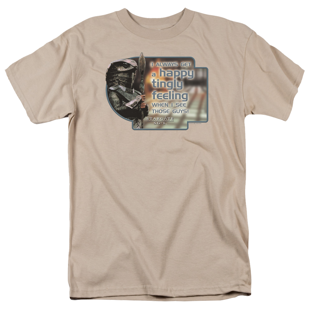 Stargate Sg-1 Happy Feeling - Men's Regular Fit T-Shirt Men's Regular Fit T-Shirt Stargate   