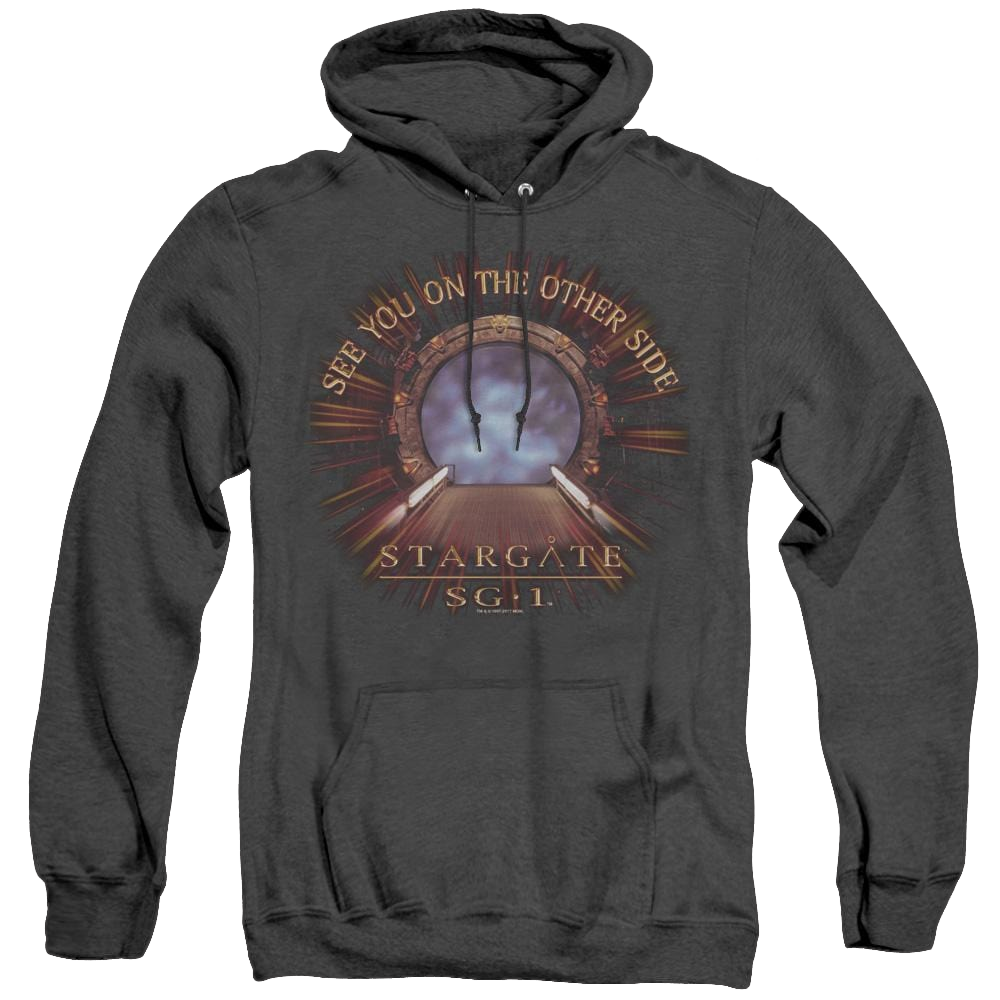 Stargate Sg-1 Other Side - Heather Pullover Hoodie Heather Pullover Hoodie Stargate   
