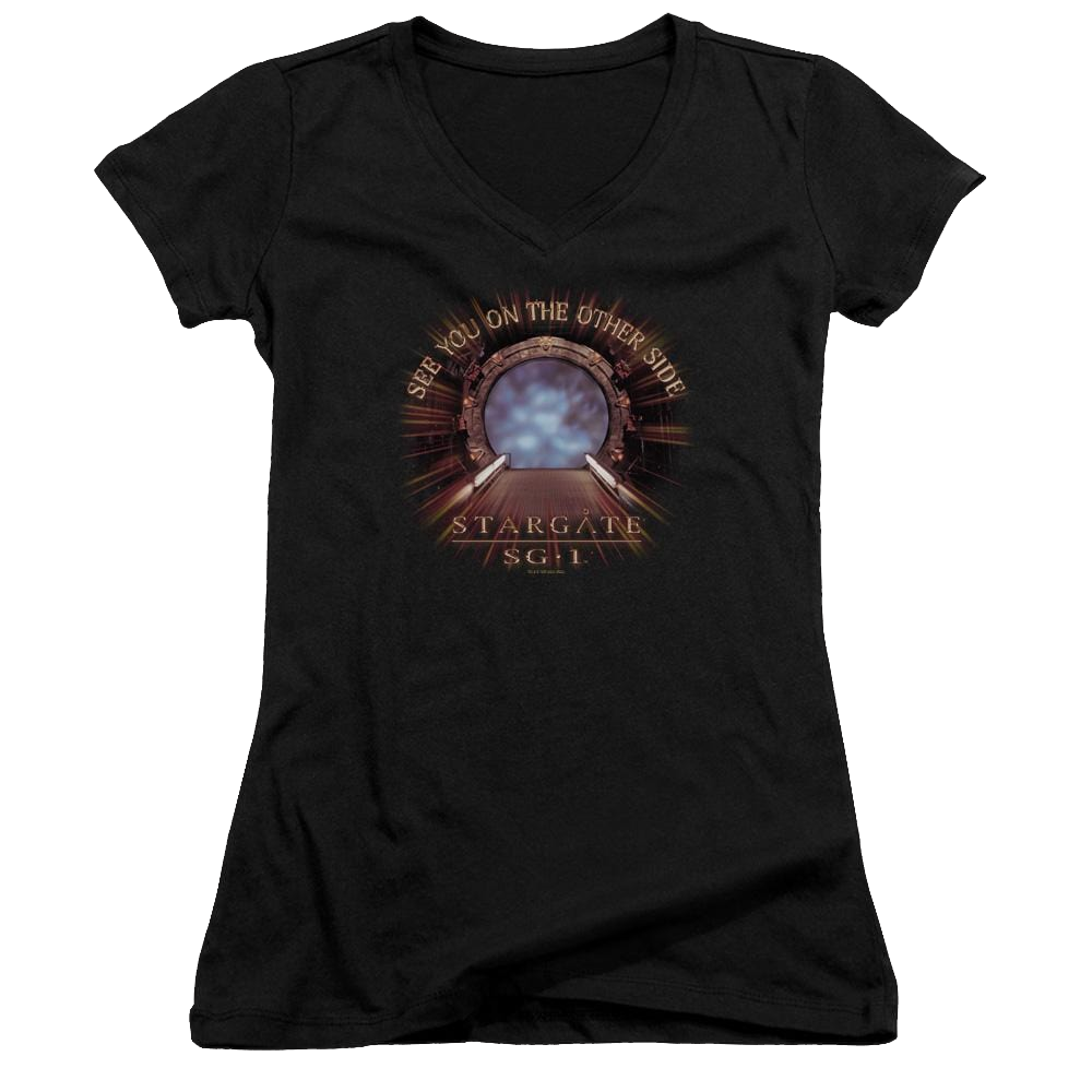 Stargate Other Side Juniors V-Neck T-Shirt Juniors V-Neck T-Shirt Stargate   
