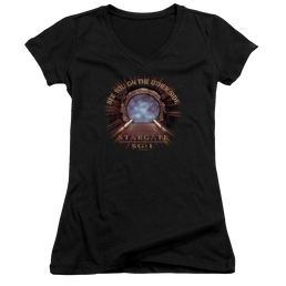 Stargate Other Side Juniors V-Neck T-Shirt Juniors V-Neck T-Shirt Stargate   