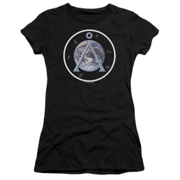 Stargate Earth Emblem Juniors T-Shirt Juniors T-Shirt Stargate   