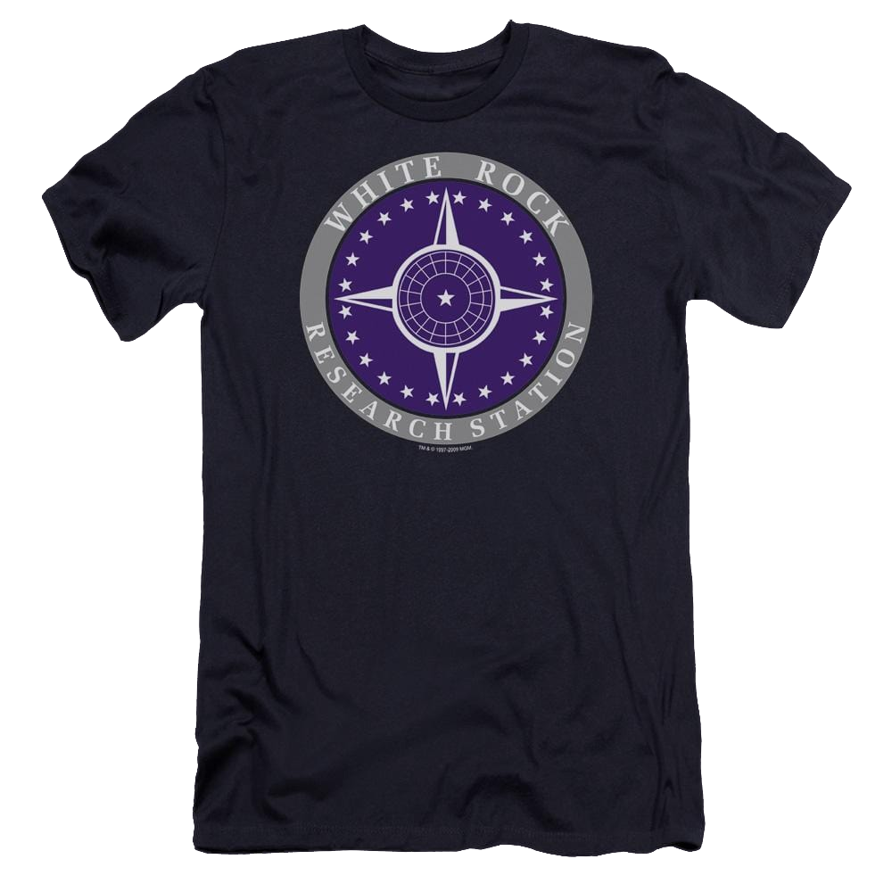 Stargate White Rock Logo Men's Premium Slim Fit T-Shirt Men's Premium Slim Fit T-Shirt Stargate   