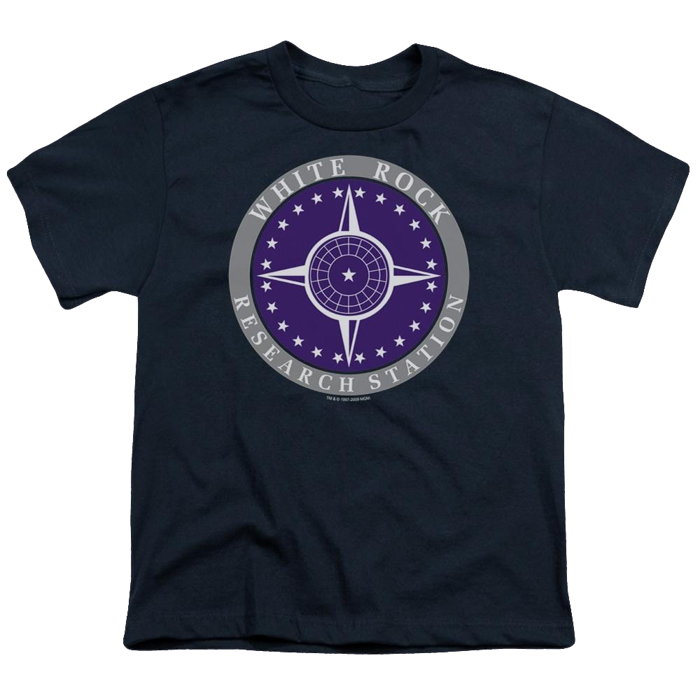 Stargate Sg-1 White Rock Logo - Youth T-Shirt Youth T-Shirt (Ages 8-12) Stargate   