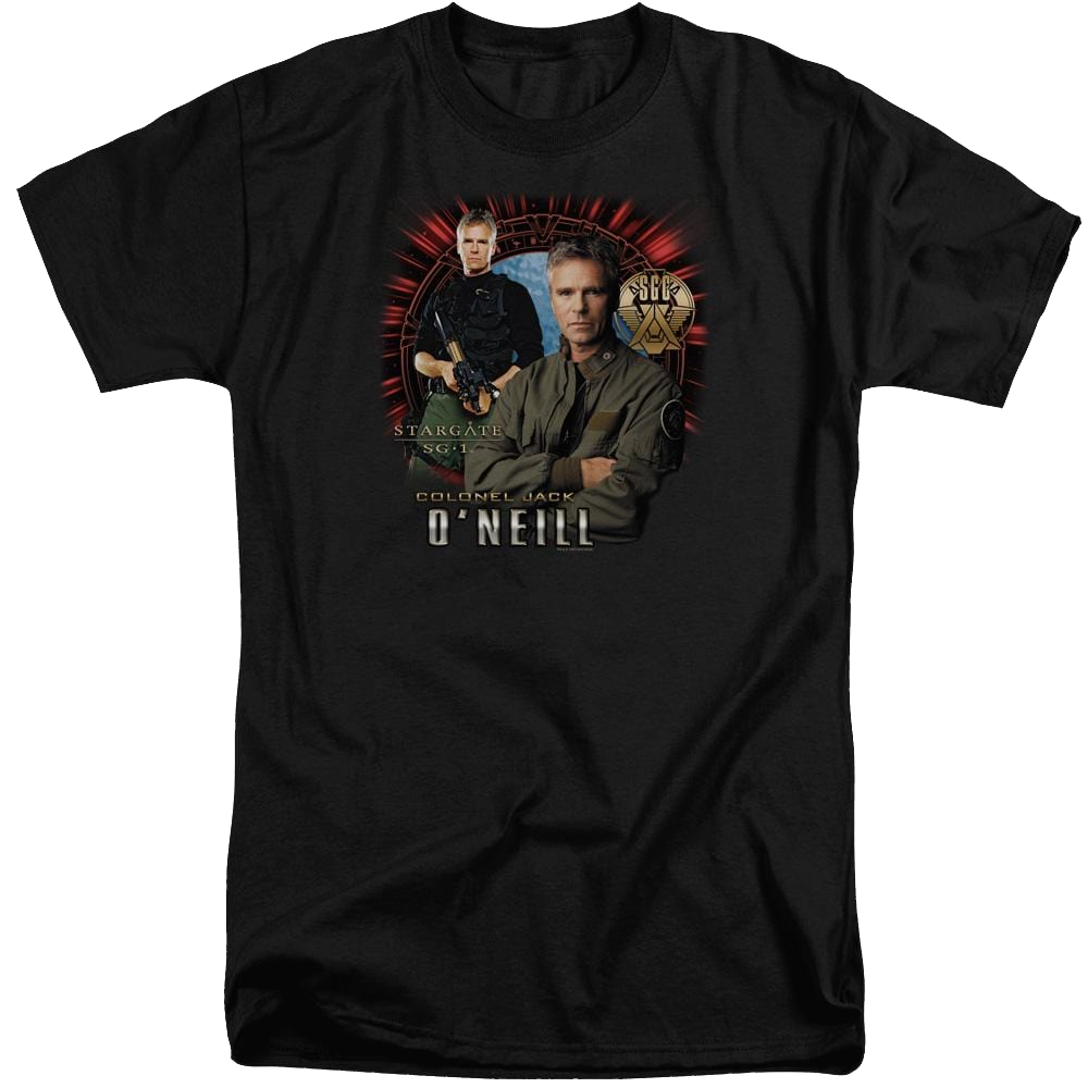 Stargate Jack Oneill Men's Tall Fit T-Shirt Men's Tall Fit T-Shirt Stargate   
