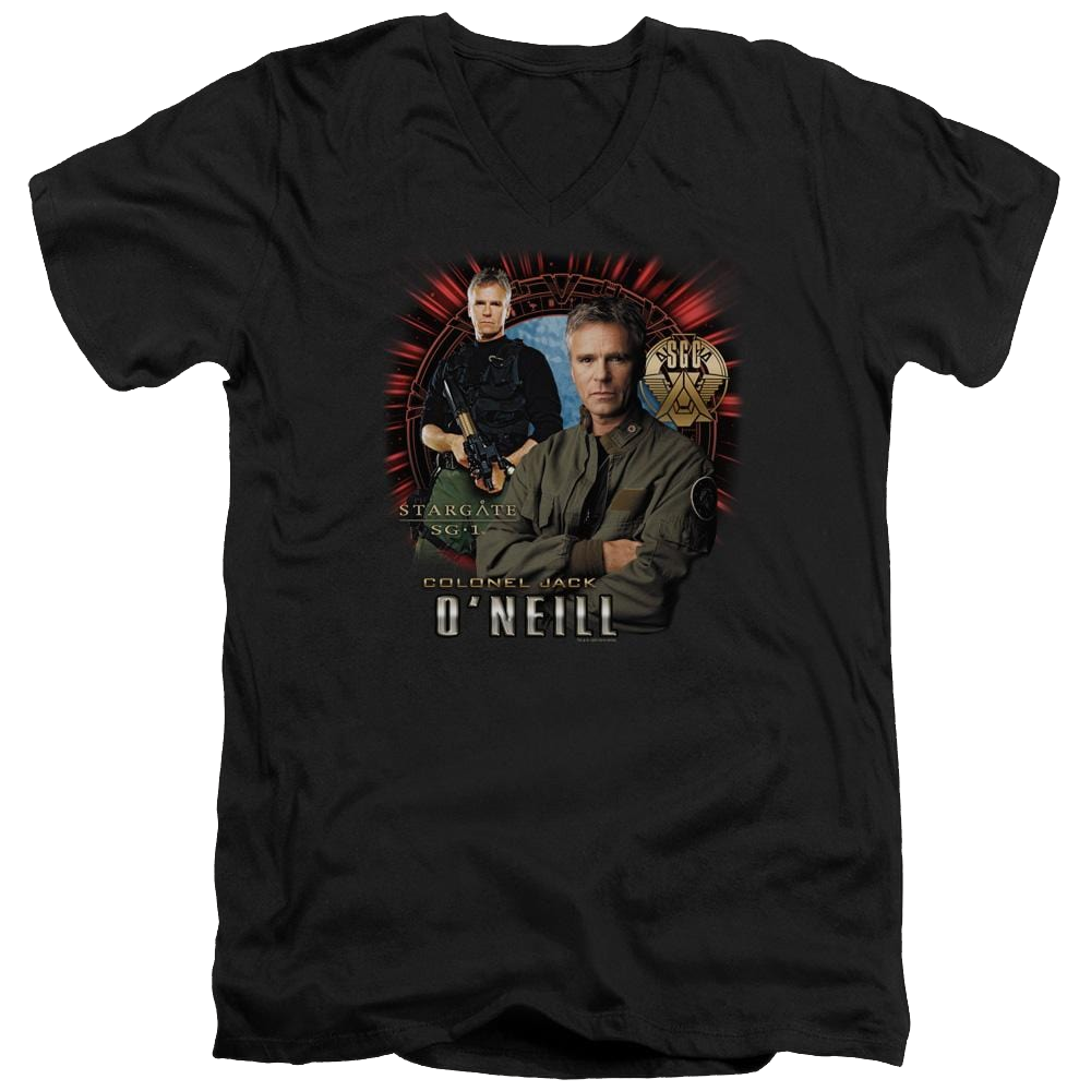 Stargate Jack Oneill Men's V-Neck T-Shirt Men's V-Neck T-Shirt Stargate   