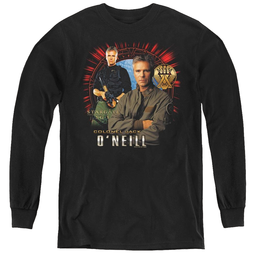 Stargate Sg-1 Jack Oneill - Youth Long Sleeve T-Shirt Youth Long Sleeve T-Shirt Stargate   