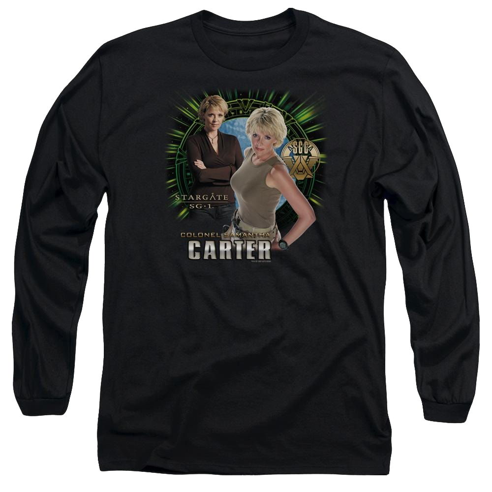 Stargate Samantha Carter Men's Long Sleeve T-Shirt Men's Long Sleeve T-Shirt Stargate   