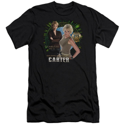 Stargate Samantha Carter Men's Premium Slim Fit T-Shirt Men's Premium Slim Fit T-Shirt Stargate   