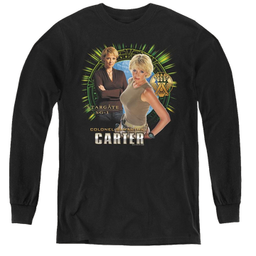 Stargate Sg-1 Samantha Carter - Youth Long Sleeve T-Shirt Youth Long Sleeve T-Shirt Stargate   