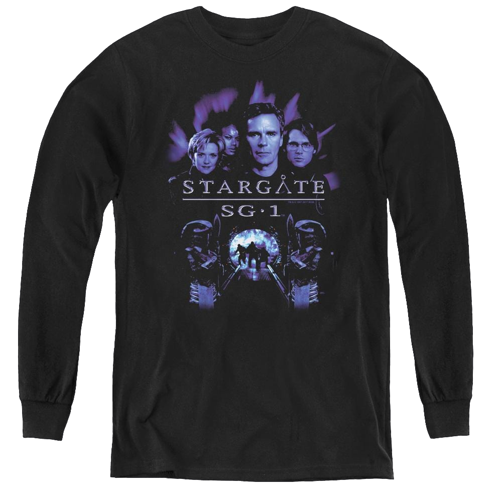 Stargate Sg-1 Sg1 Stargate Command - Youth Long Sleeve T-Shirt Youth Long Sleeve T-Shirt Stargate   