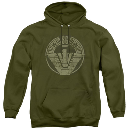 Stargate Sg-1 Sg1 Distressed - Pullover Hoodie Pullover Hoodie Stargate   