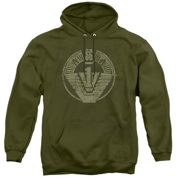 Stargate Sg-1 Sg1 Distressed - Pullover Hoodie Pullover Hoodie Stargate   