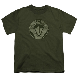 Stargate Sg1 Distressed Youth T-Shirt (Ages 8-12) Youth T-Shirt (Ages 8-12) Stargate   
