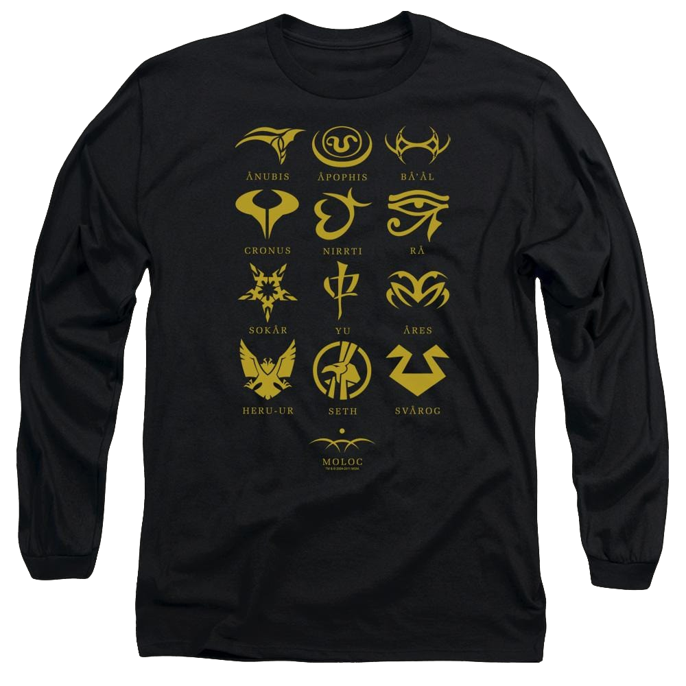 Stargate Goauld Characters Men's Long Sleeve T-Shirt Men's Long Sleeve T-Shirt Stargate   