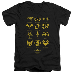 Stargate Goauld Characters Men's V-Neck T-Shirt Men's V-Neck T-Shirt Stargate   