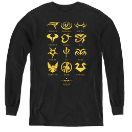 Stargate Sg-1 Goauld Characters - Youth Long Sleeve T-Shirt Youth Long Sleeve T-Shirt Stargate   