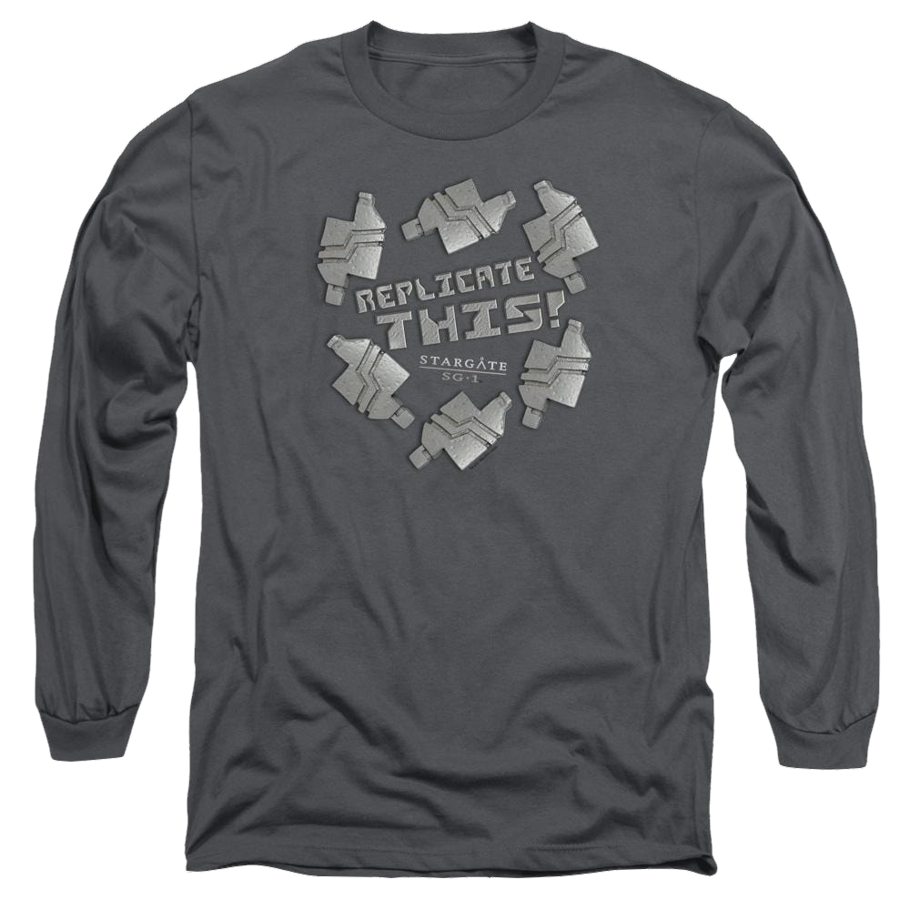 Stargate Replicate This Men's Long Sleeve T-Shirt Men's Long Sleeve T-Shirt Stargate   