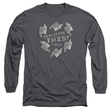 Stargate Replicate This Men's Long Sleeve T-Shirt Men's Long Sleeve T-Shirt Stargate   