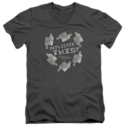 Stargate Replicate This Men's V-Neck T-Shirt Men's V-Neck T-Shirt Stargate   