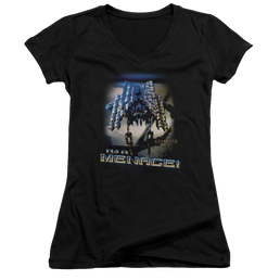 Stargate Menace Juniors V-Neck T-Shirt Juniors V-Neck T-Shirt Stargate   
