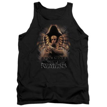 Black men's tank with Stargate Nemesis graphic