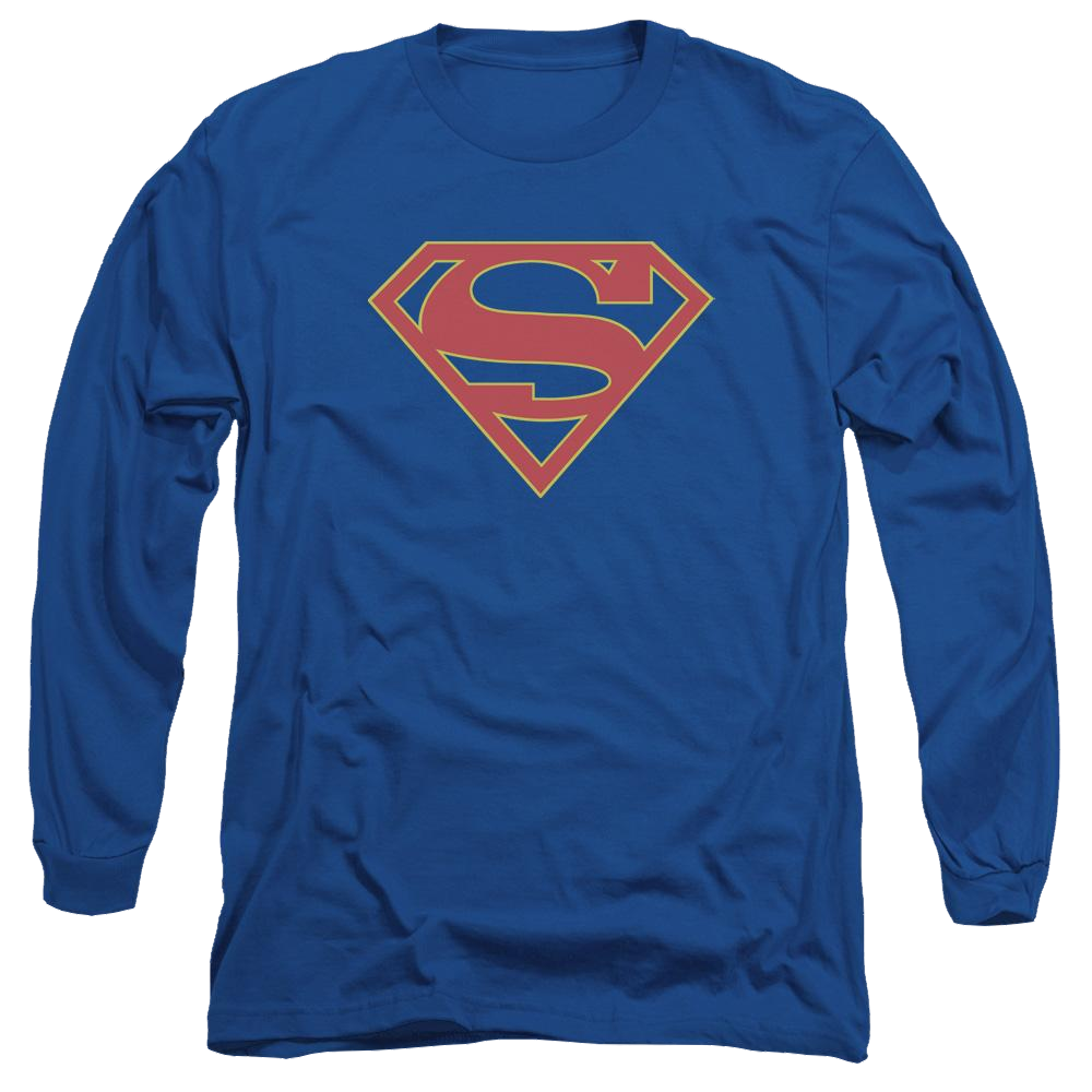 Supergirl Logo Men's Long Sleeve T-Shirt Men's Long Sleeve T-Shirt Superman   