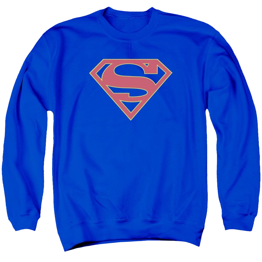 Supergirl Logo Men's Crewneck Sweatshirt Men's Crewneck Sweatshirt Superman   