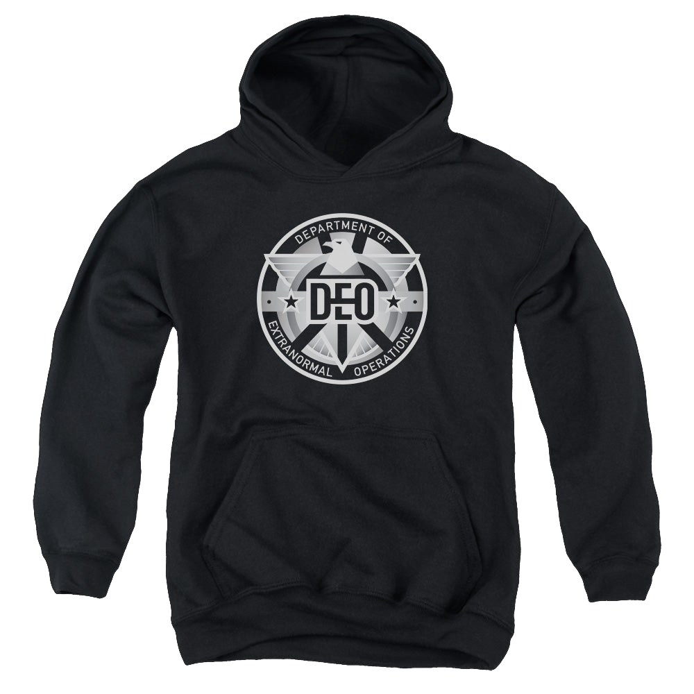 Supergirl (TV Series) Deo - Youth Hoodie Youth Hoodie (Ages 8-12) Superman   