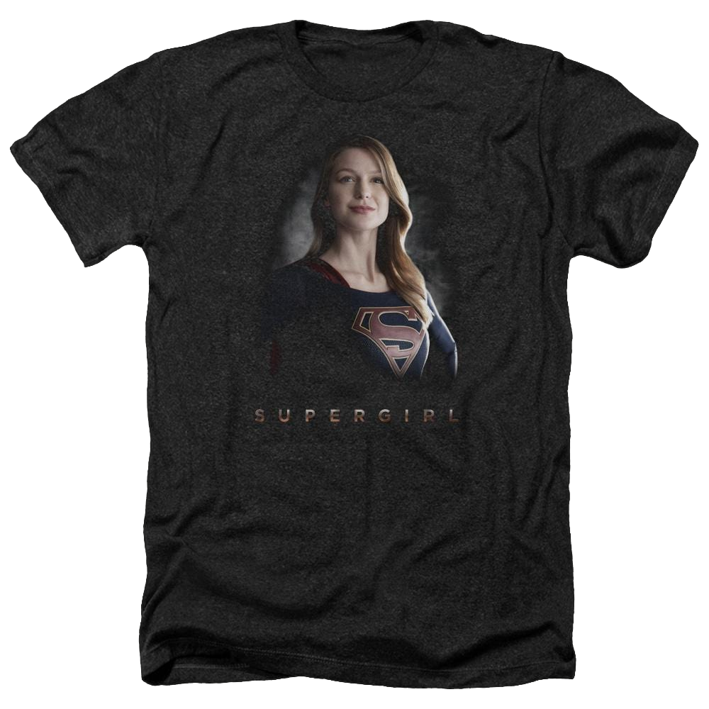 Supergirl Stand Tall Men's Heather T-Shirt Men's Heather T-Shirt Superman   
