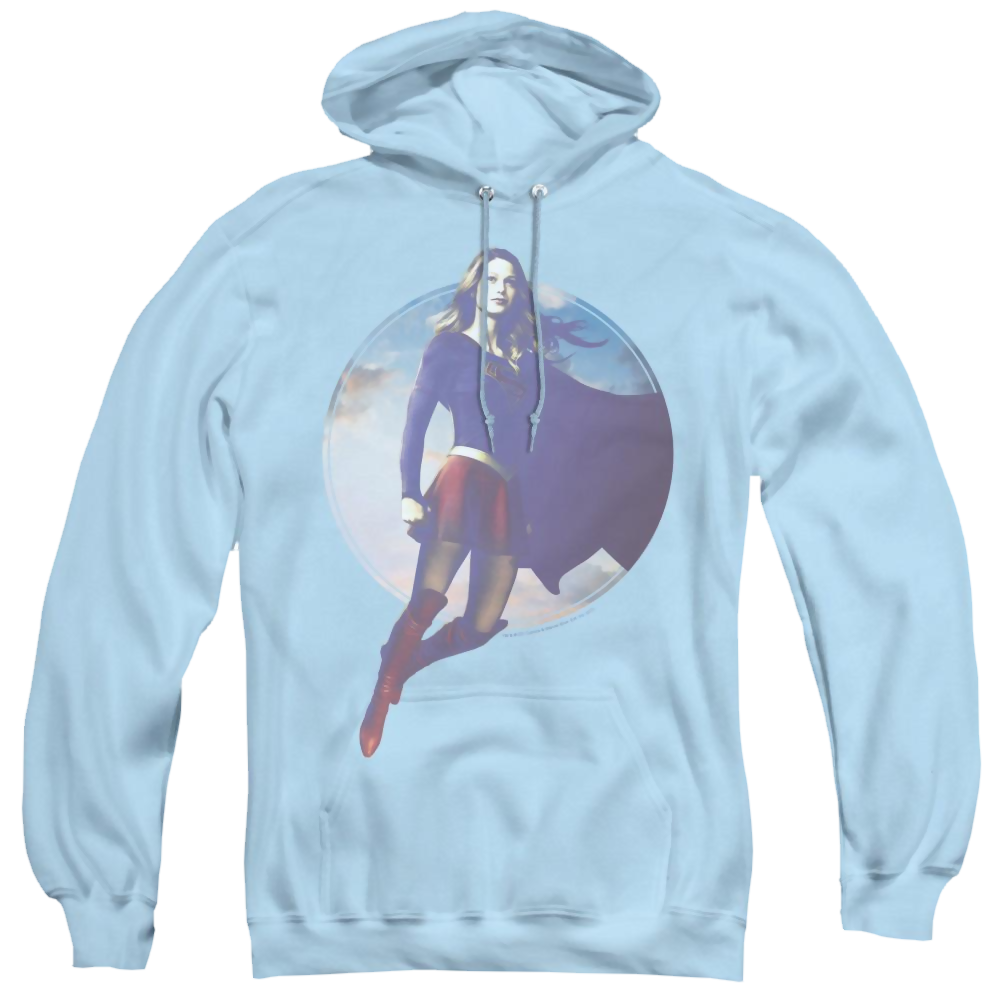 Supergirl (Tv Series) Cloudy Circle - Pullover Hoodie Pullover Hoodie Superman   