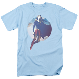 Supergirl (Tv Series) Cloudy Circle - Men's Regular Fit T-Shirt Men's Regular Fit T-Shirt Superman   