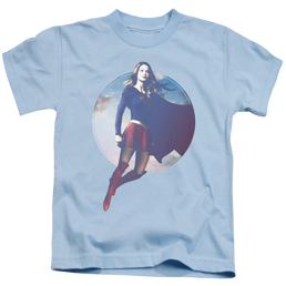 Supergirl (TV Series) Cloudy Circle - Kid's T-Shirt Kid's T-Shirt (Ages 4-7) Superman   