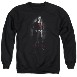 Supergirl Supergirl Noir Men's Crewneck Sweatshirt Men's Crewneck Sweatshirt Superman   