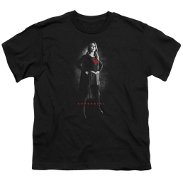 Supergirl (TV Series) Supergirl Noir - Youth T-Shirt Youth T-Shirt (Ages 8-12) Superman   