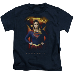 Supergirl (TV Series) Standing Symbol - Kid's T-Shirt Kid's T-Shirt (Ages 4-7) Superman   